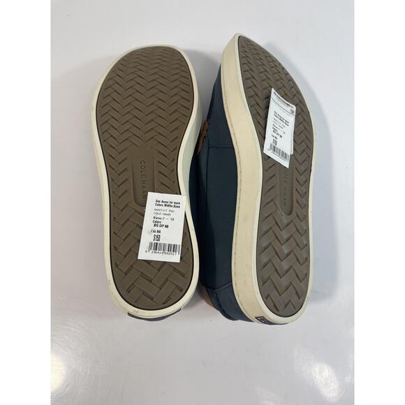 Cole Haan Nantucket Penny Shoes Mens Size 9.5M Blue Tan Nubuck Loafers New main image 10